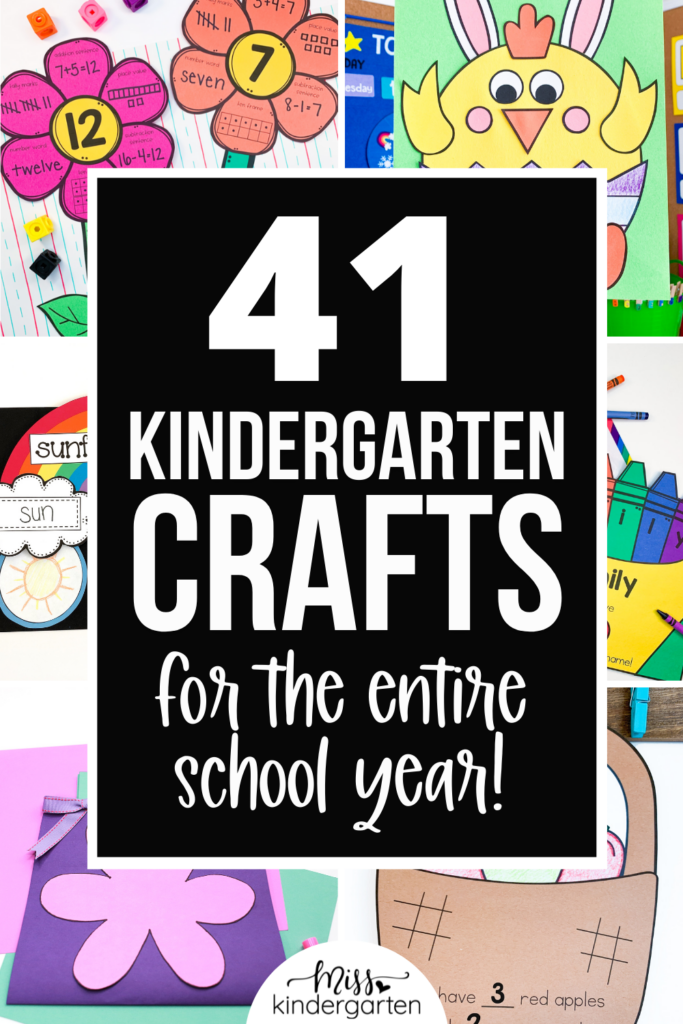 41 Kindergarten Crafts for the Entire School Year
