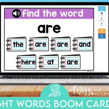 Sight Word Boom Cards ™ Make Learning Fun!