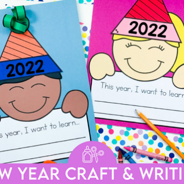 New Year Writing Activity & Craft