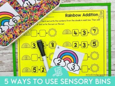 5 Ways to Use Sensory Bins for Kindergarten