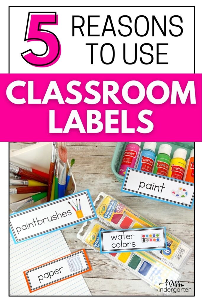 5 reasons to use classroom labels