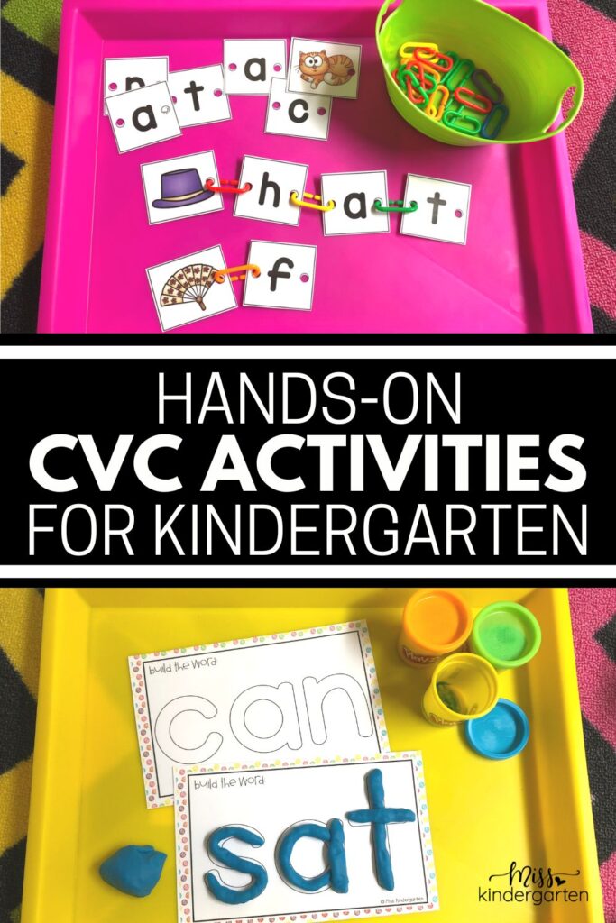 Hands-On CVC Activities for Kindergarten