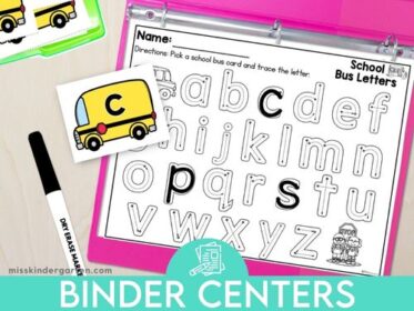 Engaging Binder Centers for Kindergarten