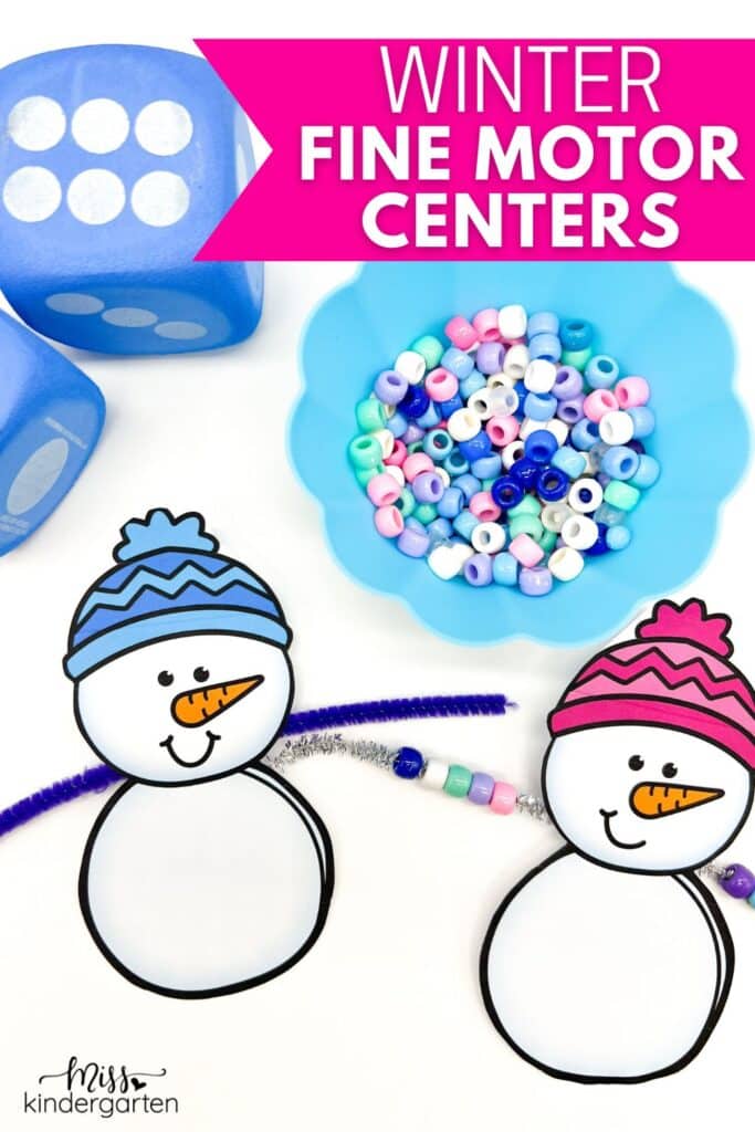 Winter fine motor centers