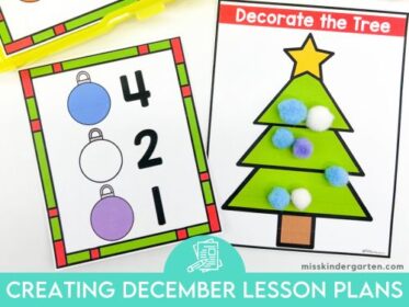 Creating December Lesson Plans