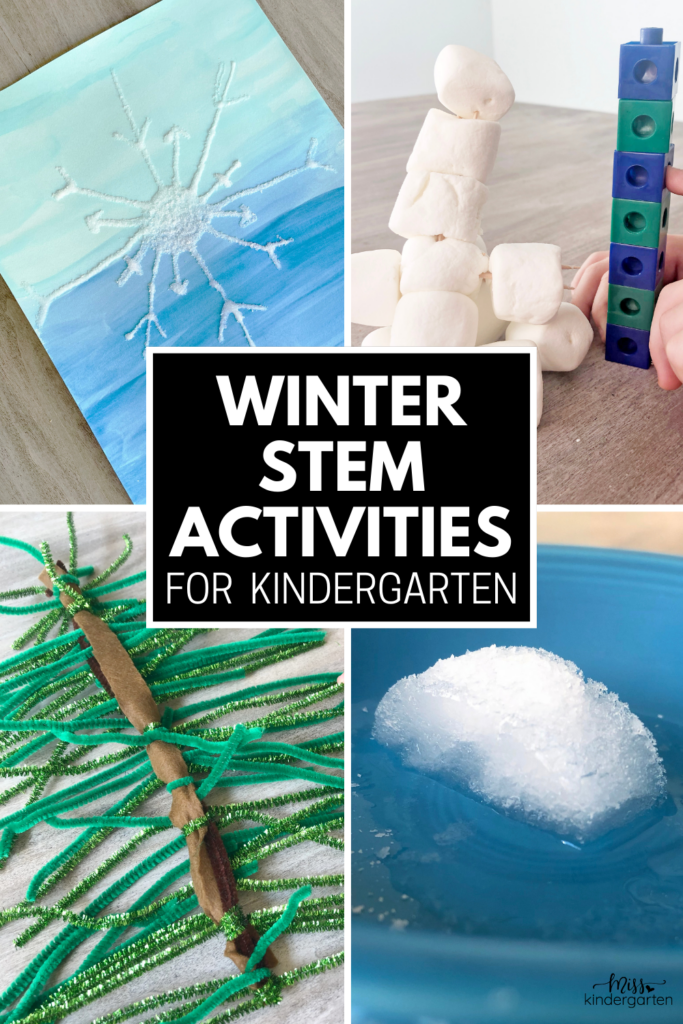 Winter STEM Activities for Kindergarten