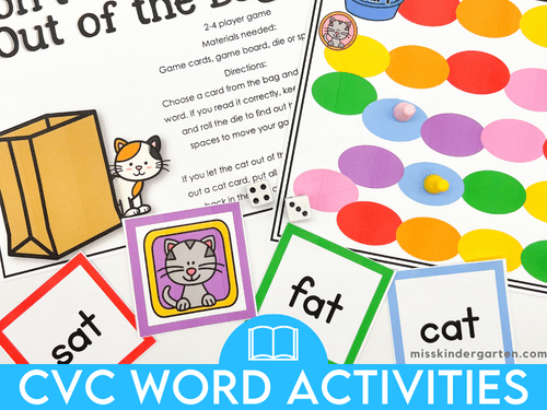 Reading Comprehension Worksheets - Let's Make CVC Words With Short A