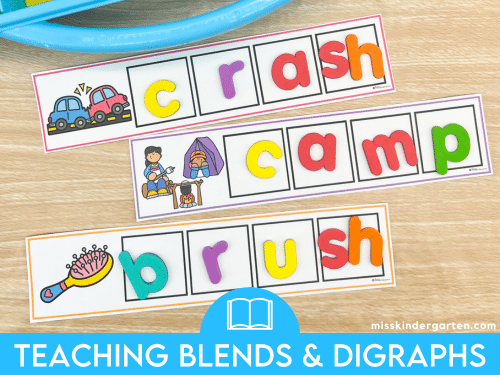 Blends and Digraphs Phonics Mini Books - Miss Kindergarten