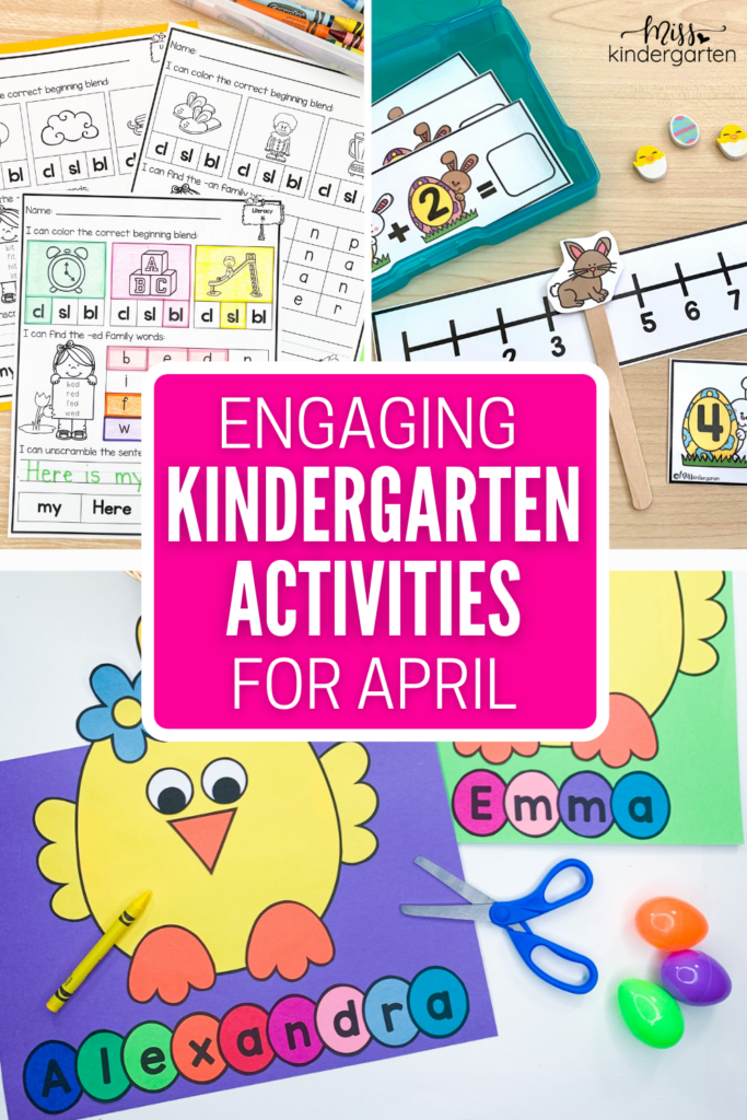 Engaging kindergarten activities for April