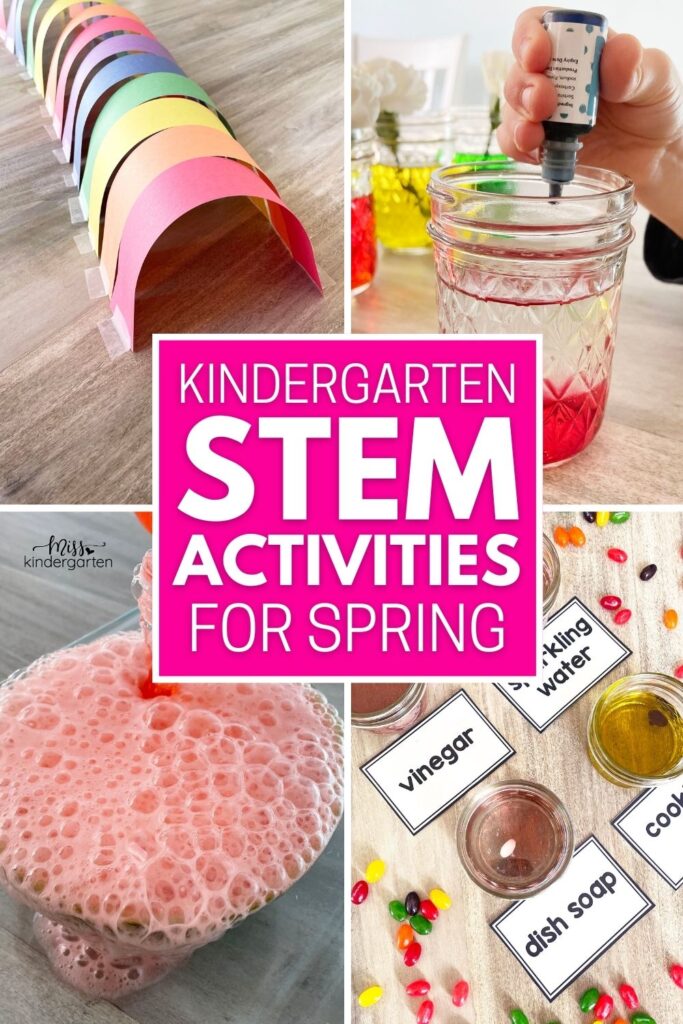A variety of spring STEM Activities
