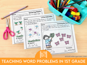Tips for Teaching Word Problems in 1st Grade