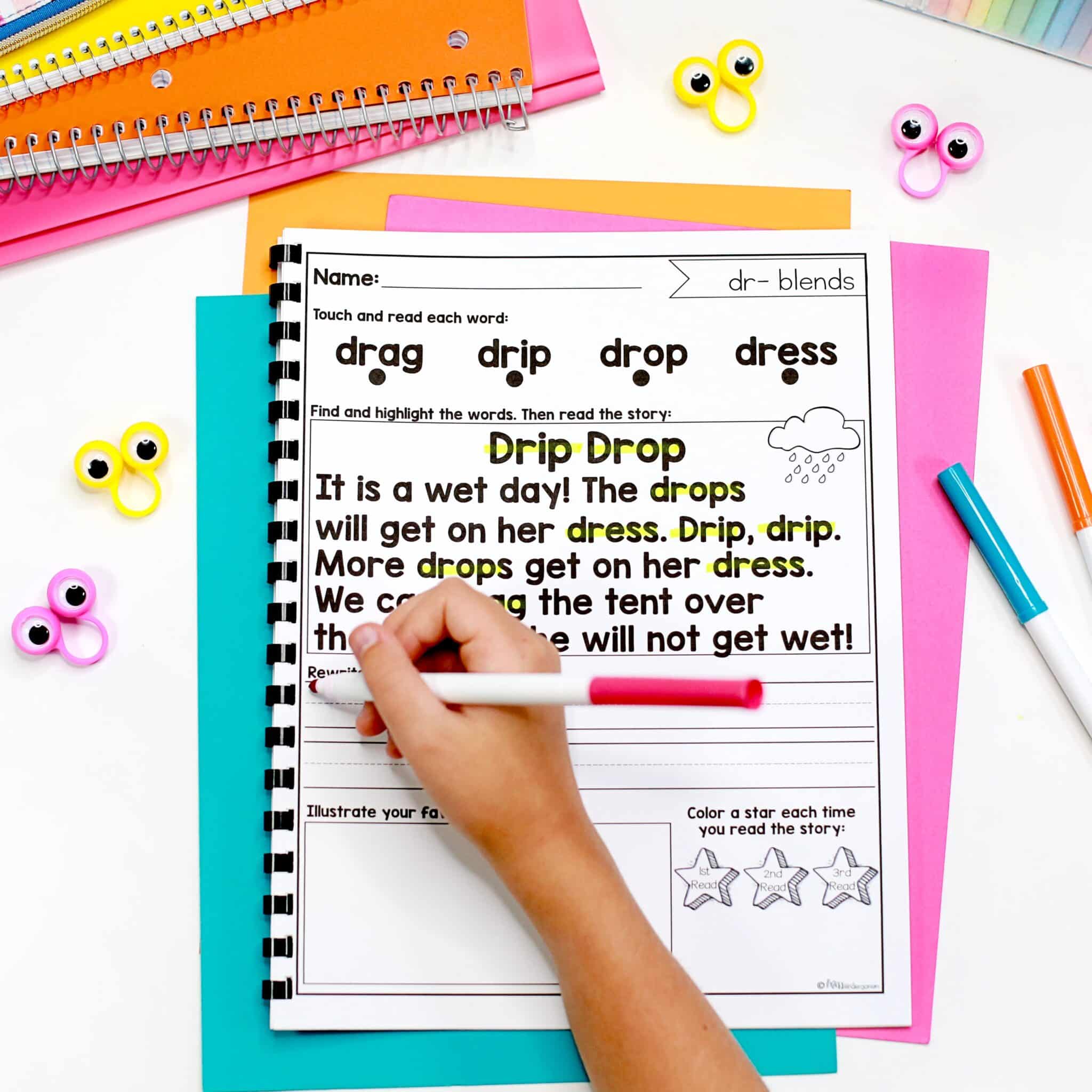 Consonant Blends and Digraphs: Building Fluency - Miss Kindergarten
