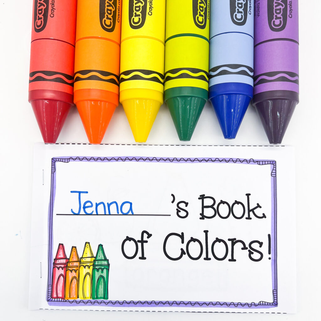 Cover of Jenna's Book of Colors