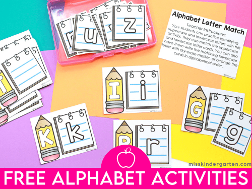 Alphabet Fine Motor Skills Task Boxes - My Happy Place Teaching