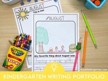 How to Create a Year-Long Kindergarten Writing Portfolio