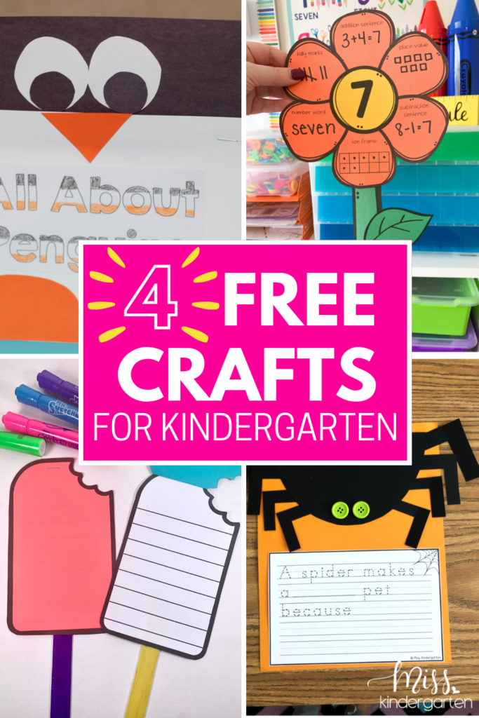 4 Free Crafts for Kindergarten