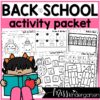 back to school activity pack