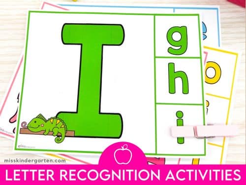 Letter recognition activities
