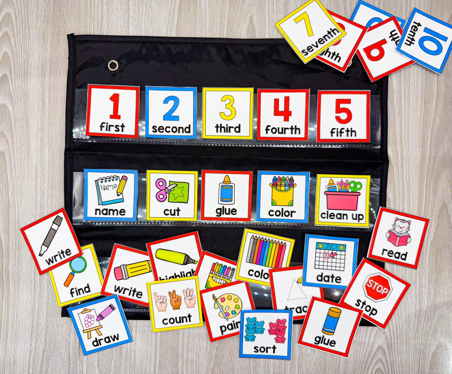 Visual Direction Cards for Kindergarten - Miss Kindergarten