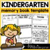 kindergarten memory book