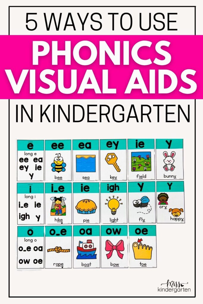 5 ways to use phonics visual aids in kindergarten