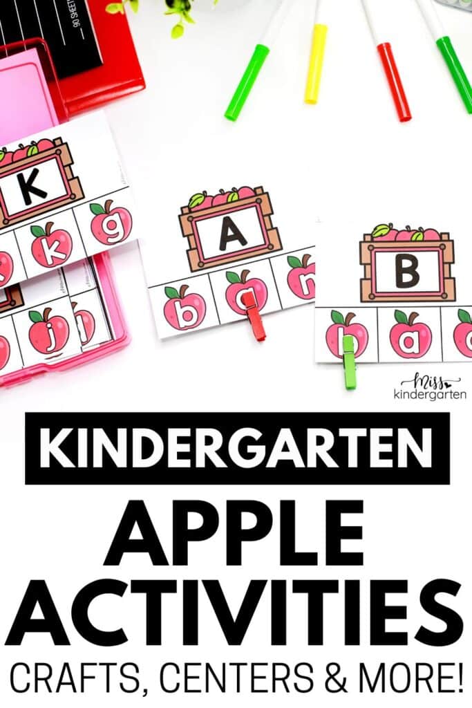 Kindergarten Apple Activities - Crafts, Centers, and More!