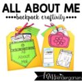 all about me backpack craft