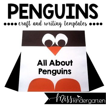 Free Penguin craft activity is perfect for winter