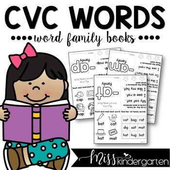 CVC Words Word Family Books