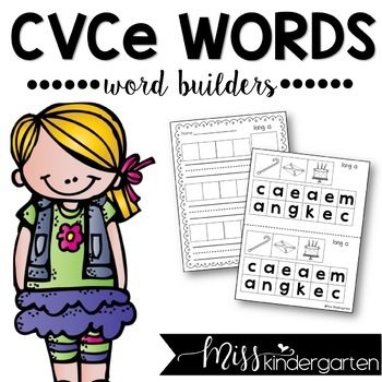 CVCe Word Builders Long Vowel Practice