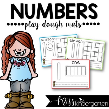 Numbers Play Dough Mats
