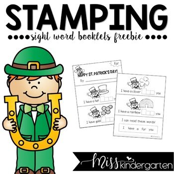 St. Patrick’s Day Stamping Booklet Freebie