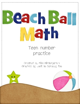 Summer Math Activities: Teen Numbers Practice