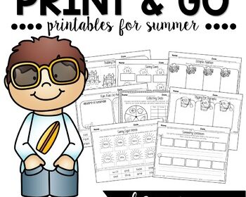 Summer Packet {print and go printables for summer}