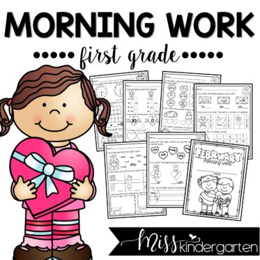 February Morning Work First Grade
