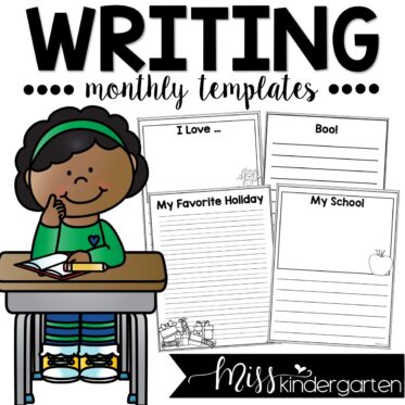 Monthly Writing Templates