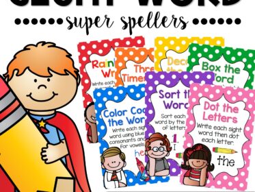 Kindergarten Sight Words Practice Super Sight Word Spellers!
