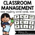 A fun to reward your students great behavior is with these mystery reward cards. They are easy to print, cut and hang up and come in fun colors or black and white. Show off your students with these mystery cards!