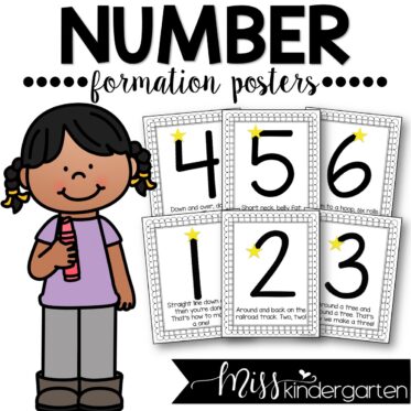 Number Formation Rhymes Posters