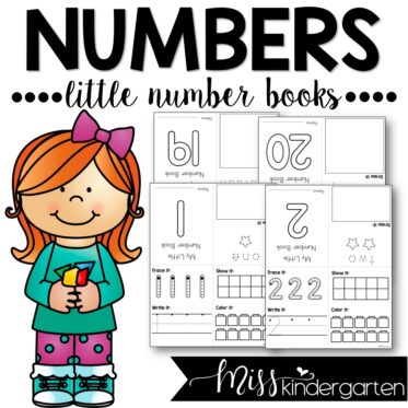 Writing Numbers 1-20 Worksheets and Mini Books