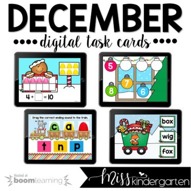 December Boom Cards™ for Kindergarten