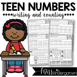 5 Fun Activities To Practice Teen Numbers - Miss Kindergarten