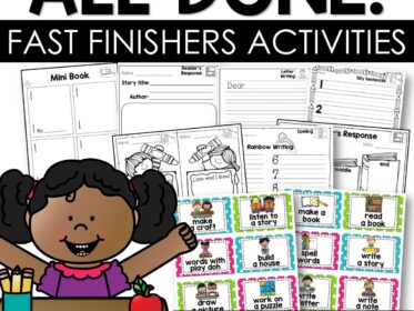 Classroom Management Tool Fast Finishers Activities