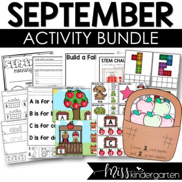 September Activity Bundle