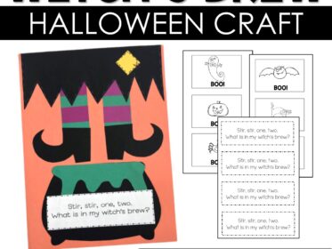 Halloween Craft Witch Legs Craft and Writing Templates