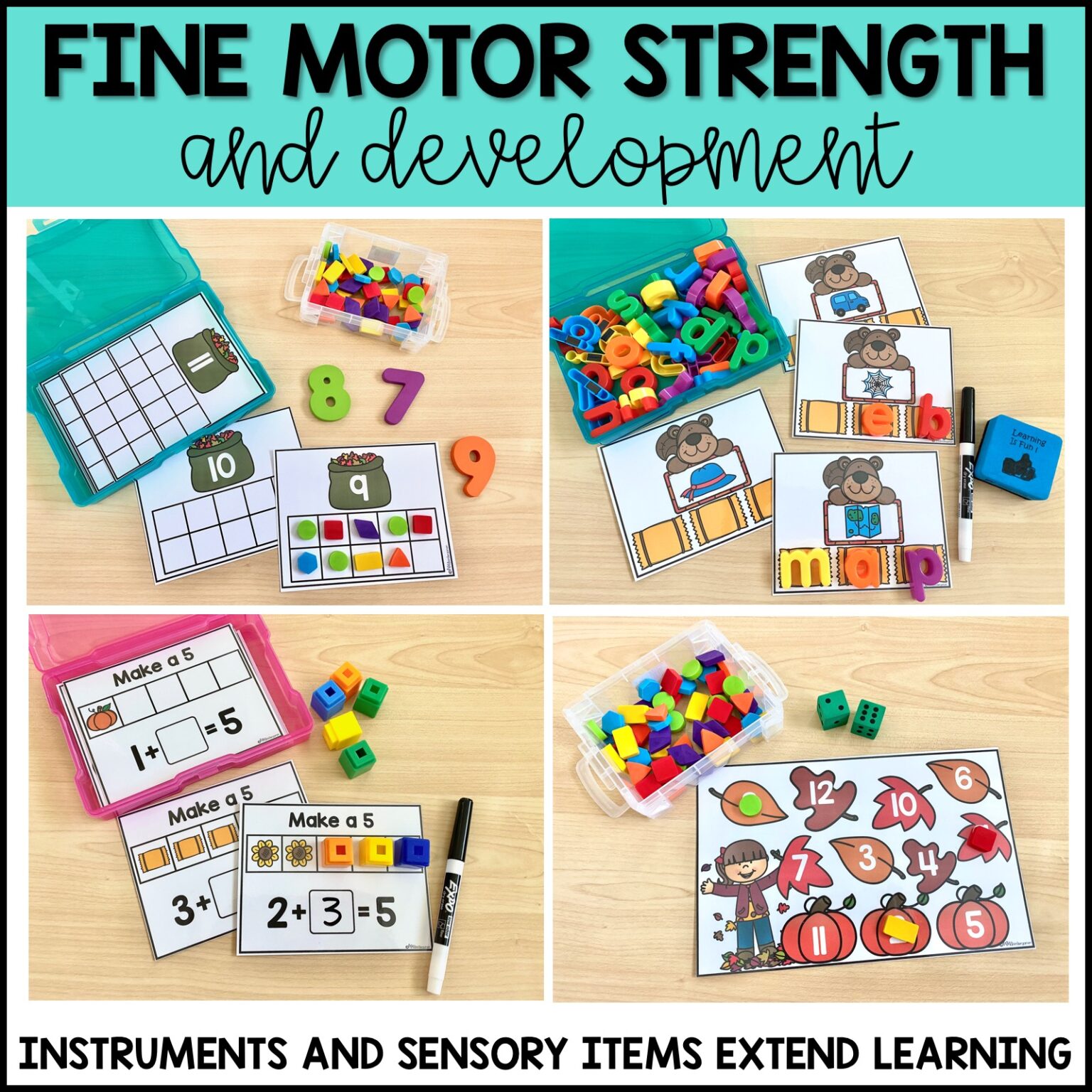 November Low Prep Kindergarten Centers Math and Literacy Centers - Miss ...