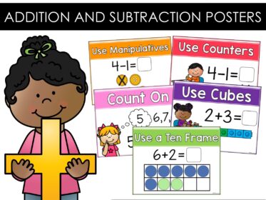 Math Strategies Posters Addition and Subtraction Strategies