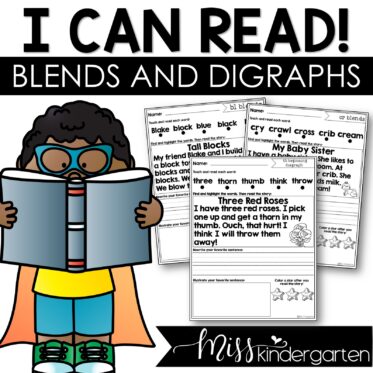 Blends and Digraphs Reading Fluency Passages | Set Two