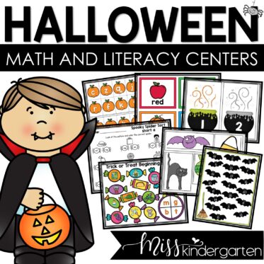 Halloween Centers for Kindergarten