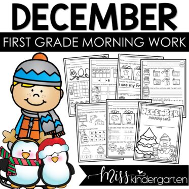 December Morning Work First Grade
